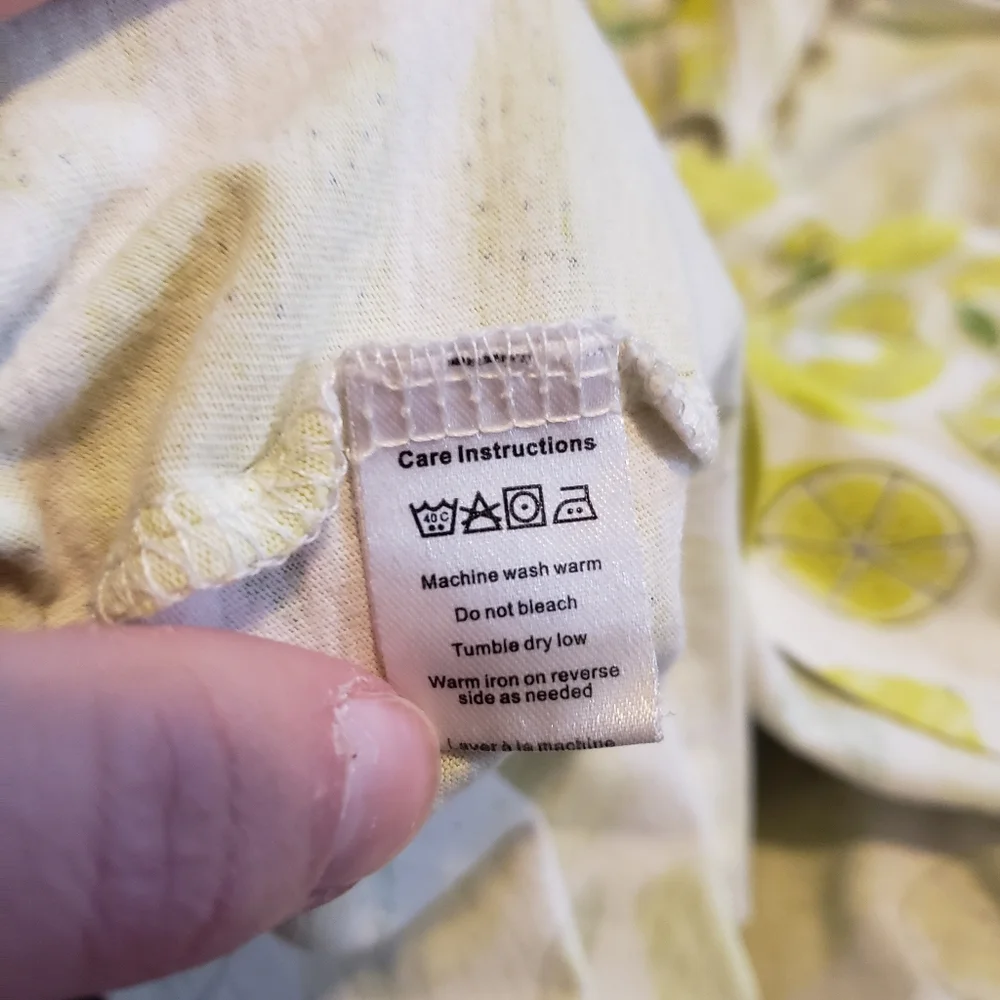 Tea collection lemon tee-shirt dress sleeveless yellow girls 12